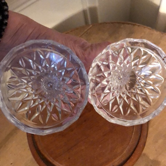 Bohemia lead Crystal candlesticks Czech Republic - Picture 3 of 10